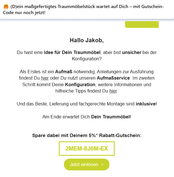 Discount Beispiel